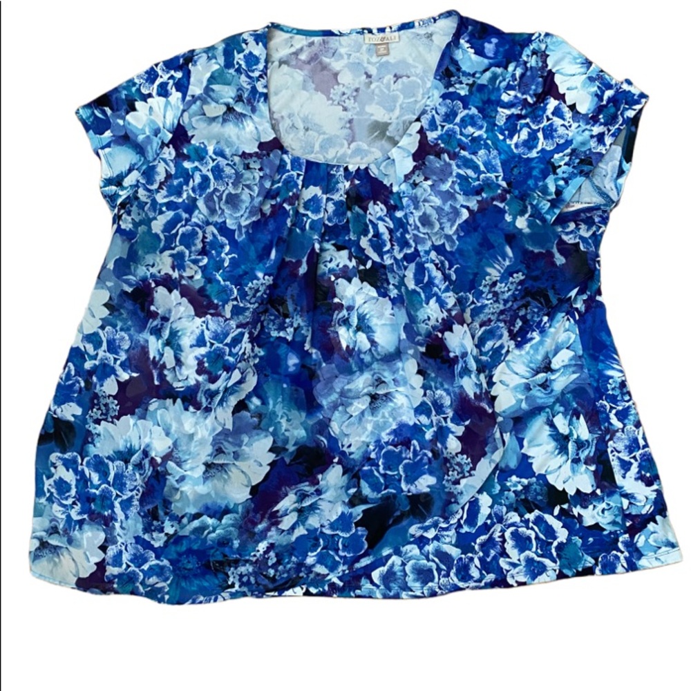 Roz & Ali Short Sleeve Blouse 3x
